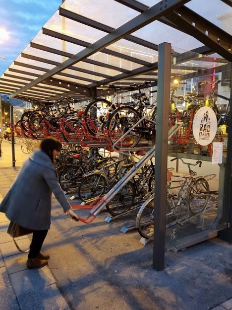 Double bike rack