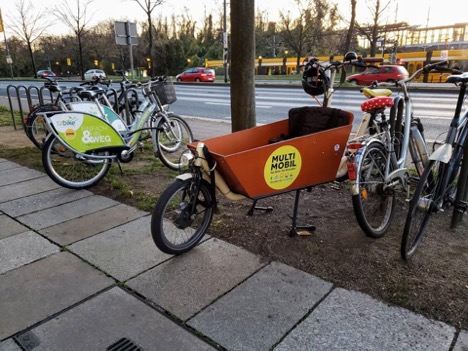 Bike rack in Germany
