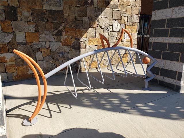 Double Oaks Fish Bike Rack