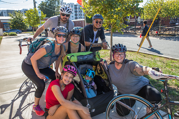 Sustain Charlotte's Biketoberfest 2019 friends photo