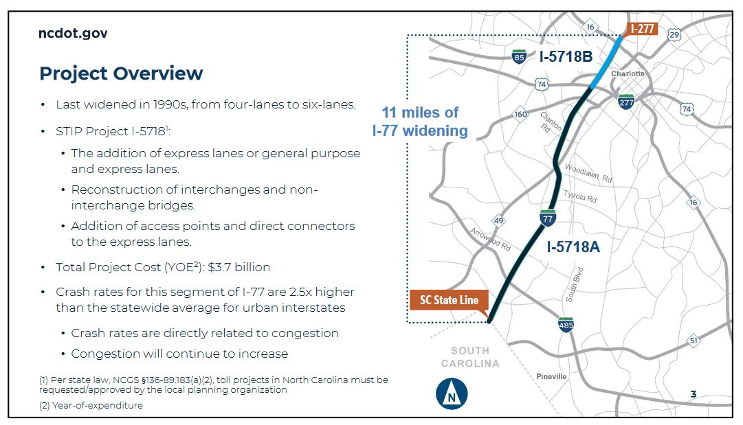 City Council to vote on $3.7 billion widening of I-77 S