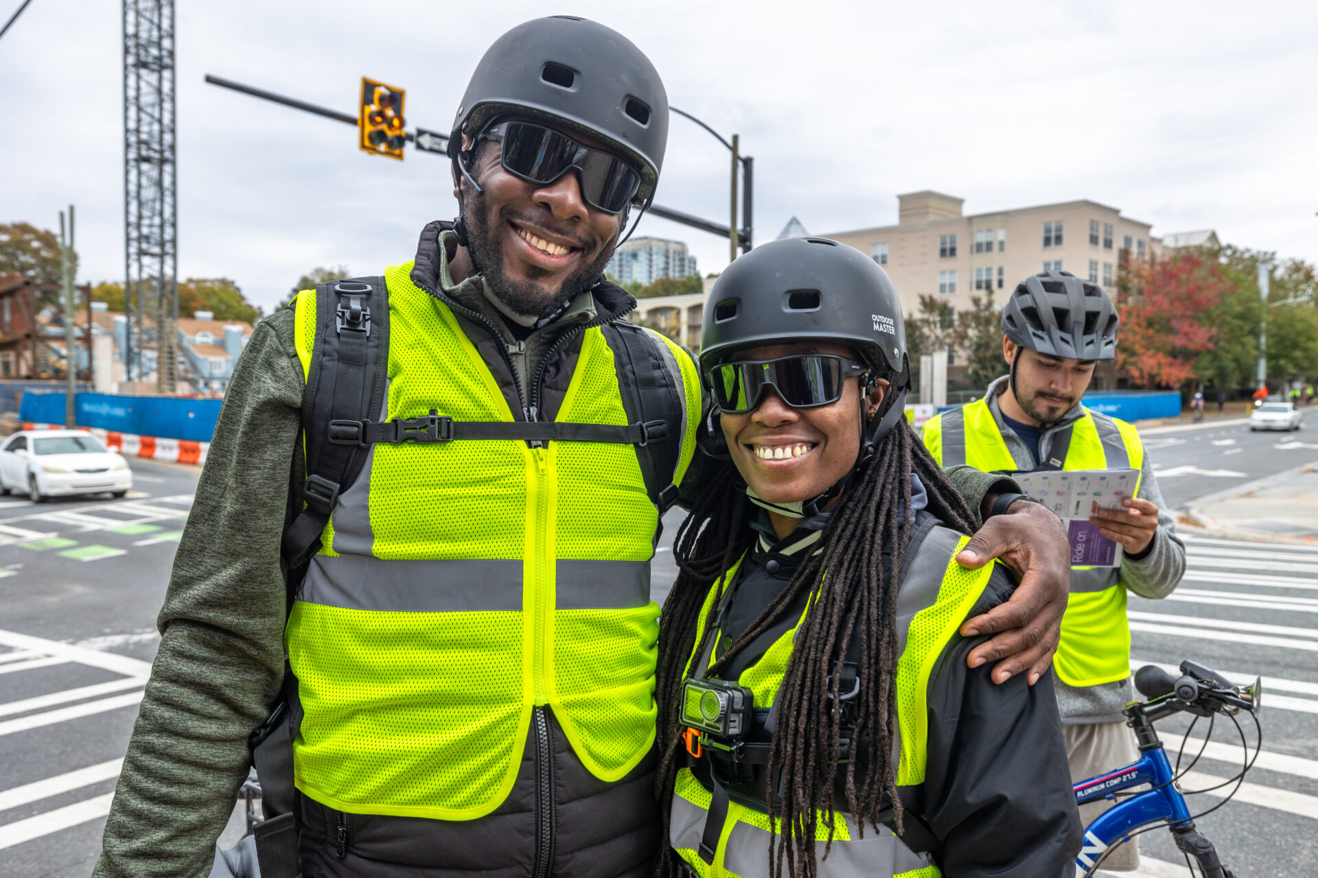 Riders at Sustain Charlotte's 10th annual Biketoberfest, October 27, 2024