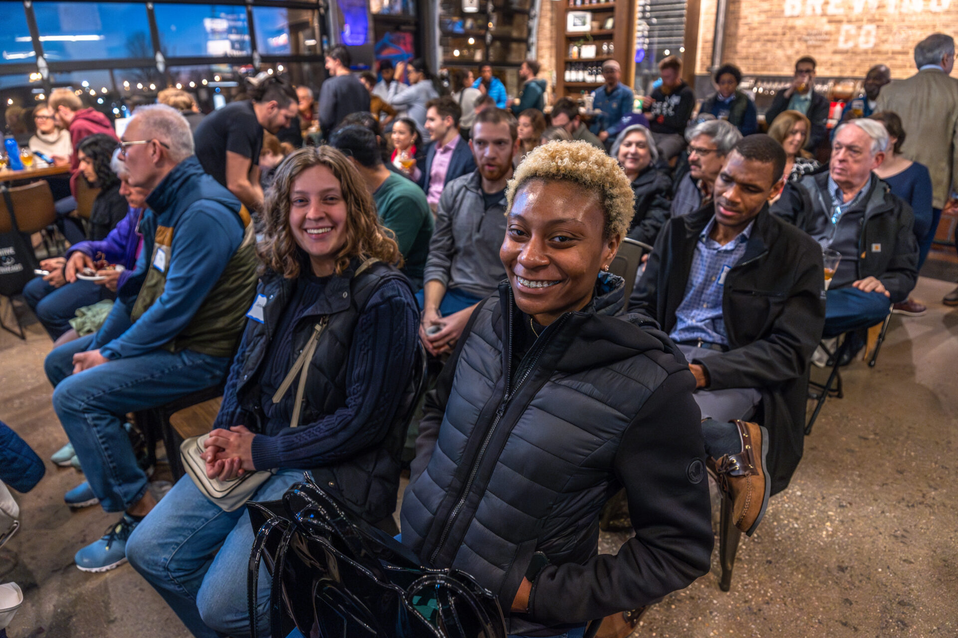 Supporters at a Sustain Charlotte social