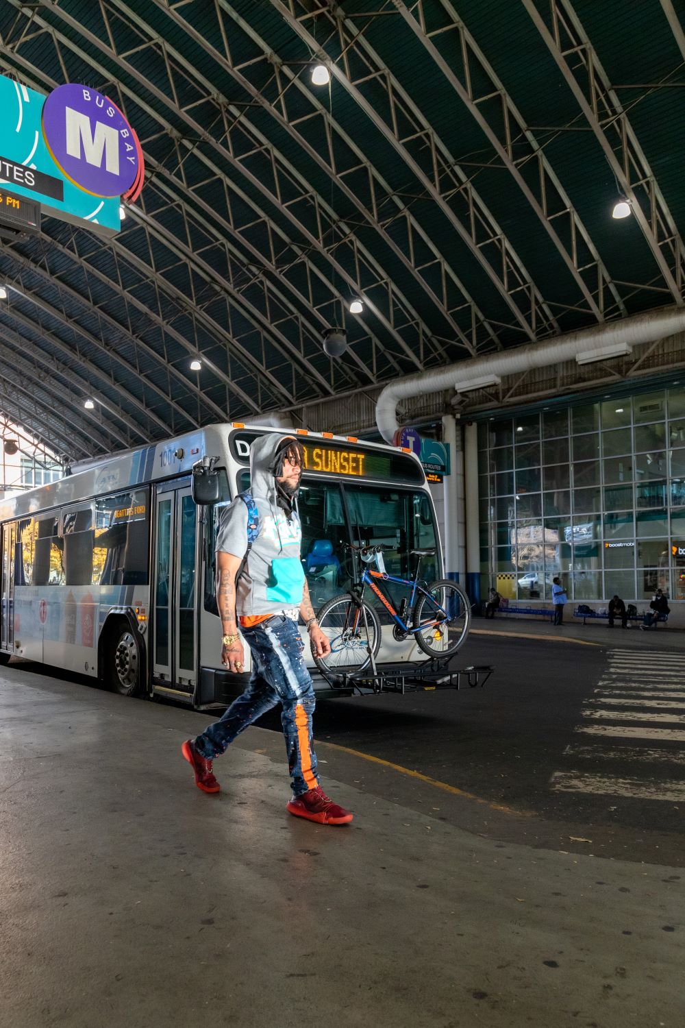 CATS bus at the Charlotte Transportation Center